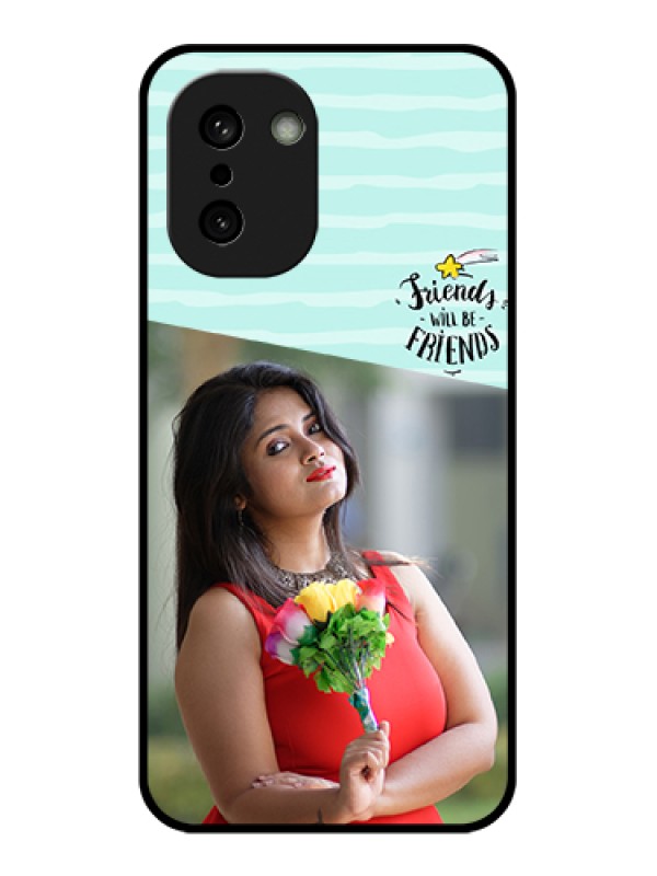 Custom OnePlus 15R 5G Custom Glass Phone Case - Friends Picture Icon Design