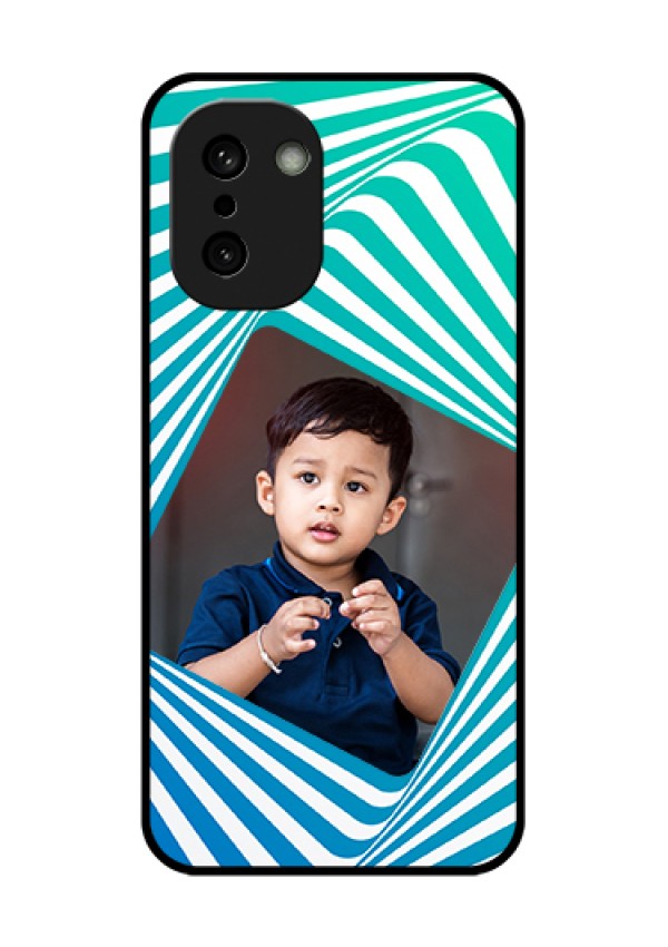 OnePlus 15R 5G Custom Glass Phone Case - Abstract Spiral Design