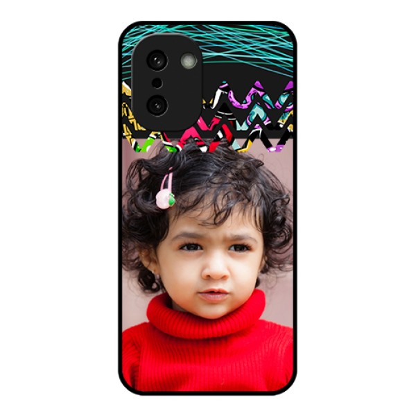 OnePlus 15R 5G Custom Glass Phone Case - Neon Abstract Design