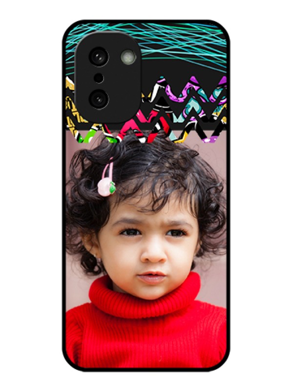 Custom OnePlus 15R 5G Custom Glass Phone Case - Neon Abstract Design