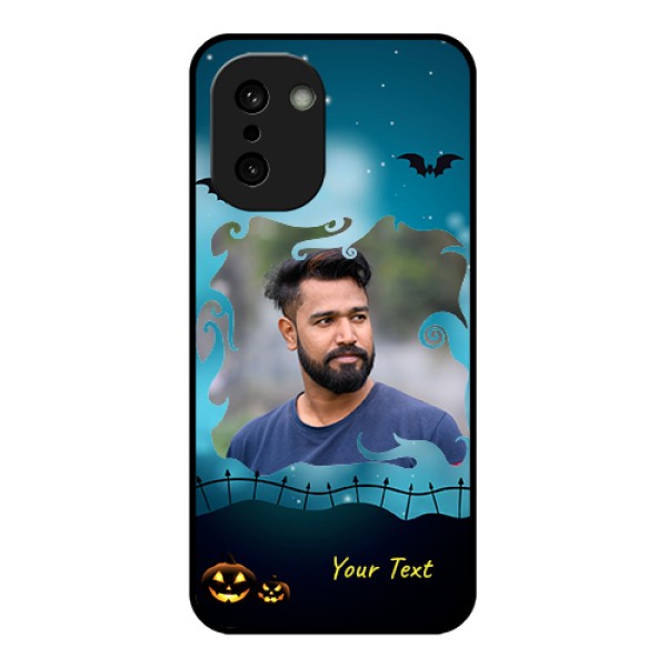 OnePlus 15R 5G Custom Glass Phone Case - Halloween Frame Design OnePlus 15R 5G Custom Glass Phone Case - Halloween Frame Design