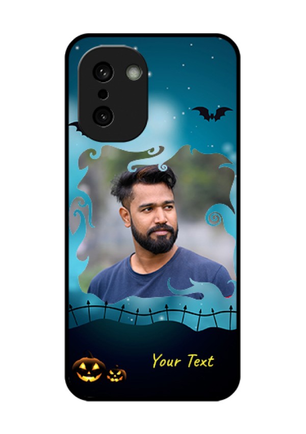 OnePlus 15R 5G Custom Glass Phone Case - Halloween Frame Design