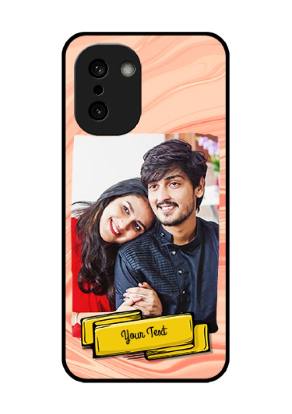 OnePlus 15R 5G Custom Glass Phone Case - Marble Texture Design