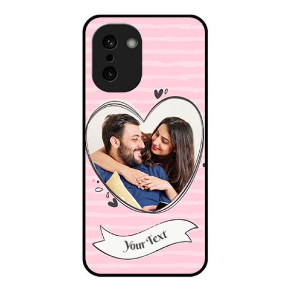 OnePlus 15R 5G Custom Glass Phone Case - Vintage Heart Design
