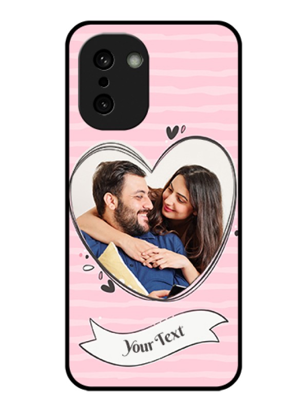 Custom OnePlus 15R 5G Custom Glass Phone Case - Vintage Heart Design