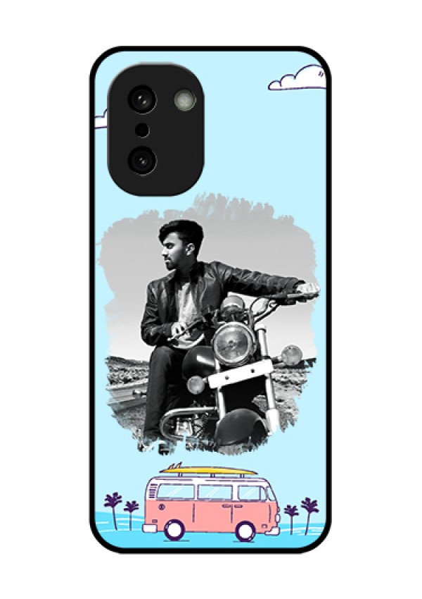 OnePlus 15R 5G Custom Glass Phone Case - Travel & Adventure Design