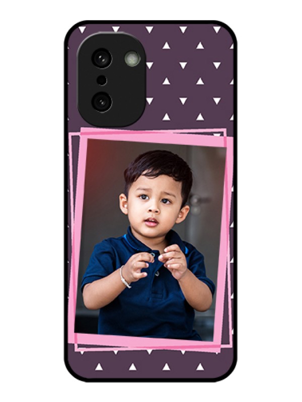 Custom OnePlus 15R 5G Custom Glass Phone Case - Triangle Pattern Dotted Design