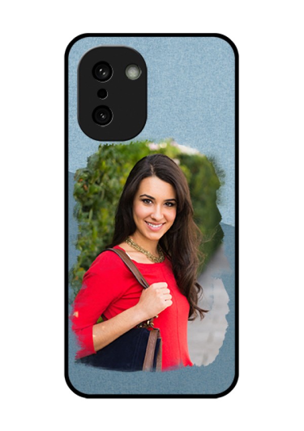 OnePlus 15R 5G Custom Glass Phone Case - Grunge Line Art Design