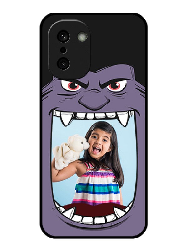 Custom OnePlus 15R 5G Custom Glass Phone Case - Angry Monster Design