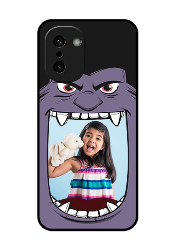 OnePlus 15R 5G Custom Glass Phone Case - Angry Monster Design