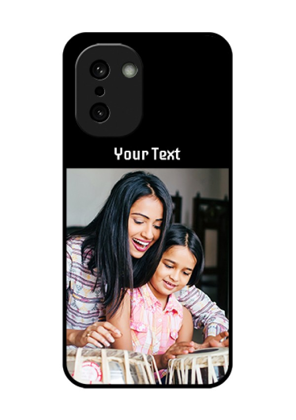 OnePlus 15R 5G Custom Glass Phone Case - Photo With Name Design