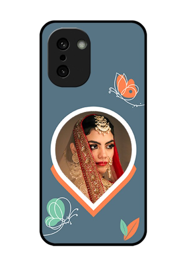 OnePlus 15R 5G Custom Glass Phone Case - Droplet Butterflies Design