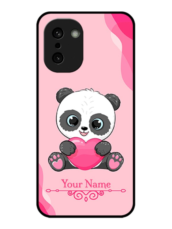 Custom OnePlus 15R 5G Custom Glass Phone Case - Cute Panda Design