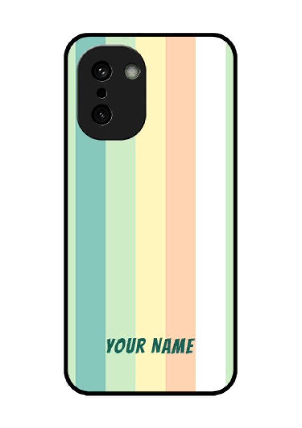 OnePlus 15R 5G Custom Glass Phone Case - Multi - Colour Stripes Design