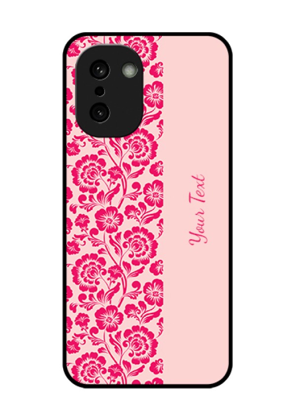 OnePlus 15R 5G Custom Glass Phone Case - Attractive Floral Pattern Design
