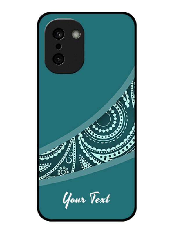 Custom OnePlus 15R 5G Custom Glass Phone Case - Semi Visible Floral Design