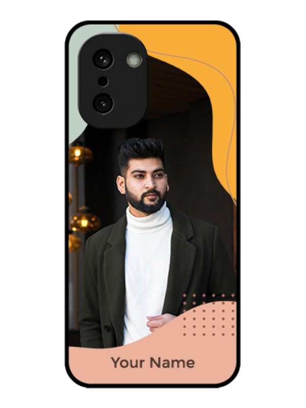 Custom OnePlus 15R 5G Custom Glass Phone Case - Tri - Coloured Overlay Design