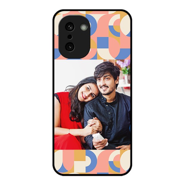 OnePlus 15R 5G Custom Glass Phone Case - Semi - Circle Maze Pattern Design OnePlus 15R 5G Custom Glass Phone Case - Semi - Circle Maze Pattern Design