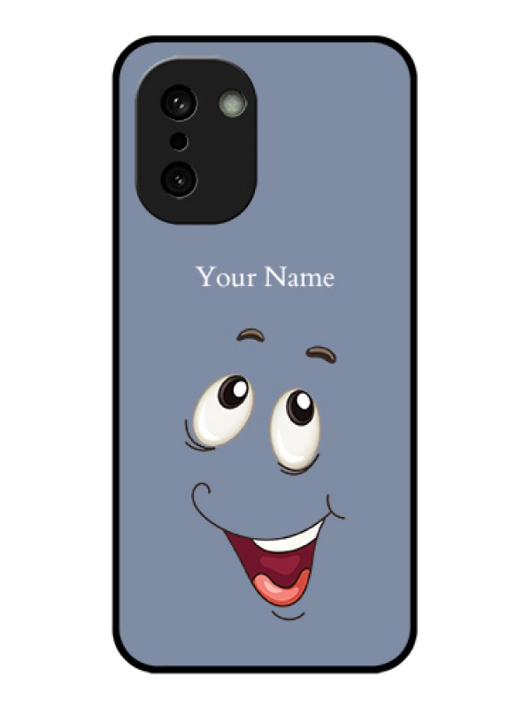 Custom OnePlus 15R 5G Custom Glass Phone Case - Laughing Cartoon Face Design