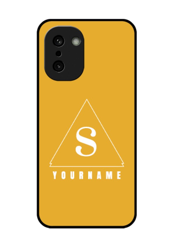 OnePlus 15R 5G Custom Glass Phone Case - Simple Triangle Design