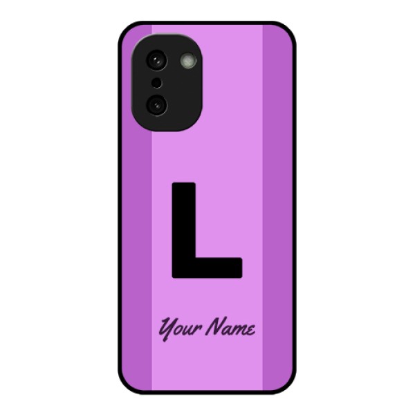 OnePlus 15R 5G Custom Glass Phone Case - Tricolor Custom Text Design OnePlus 15R 5G Custom Glass Phone Case - Tricolor Custom Text Design