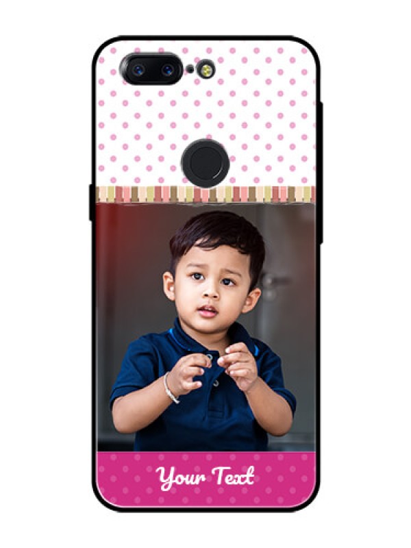 Custom OnePlus 5T Photo Printing on Glass Case  - Cute Girls Cover Design