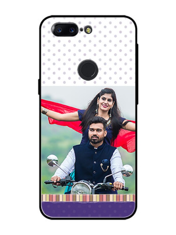 Custom OnePlus 5T Photo Printing on Glass Case  - Cute Family Design