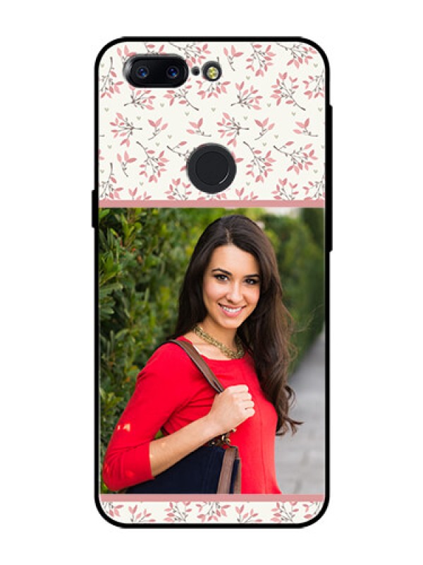 Custom OnePlus 5T Custom Glass Phone Case  - Premium Floral Design