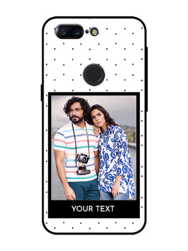 Custom OnePlus 5T Photo Printing on Glass Case  - Premium Design