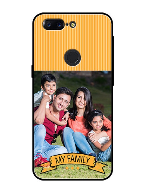 Custom OnePlus 5T Custom Glass Phone Case  - My Family Design