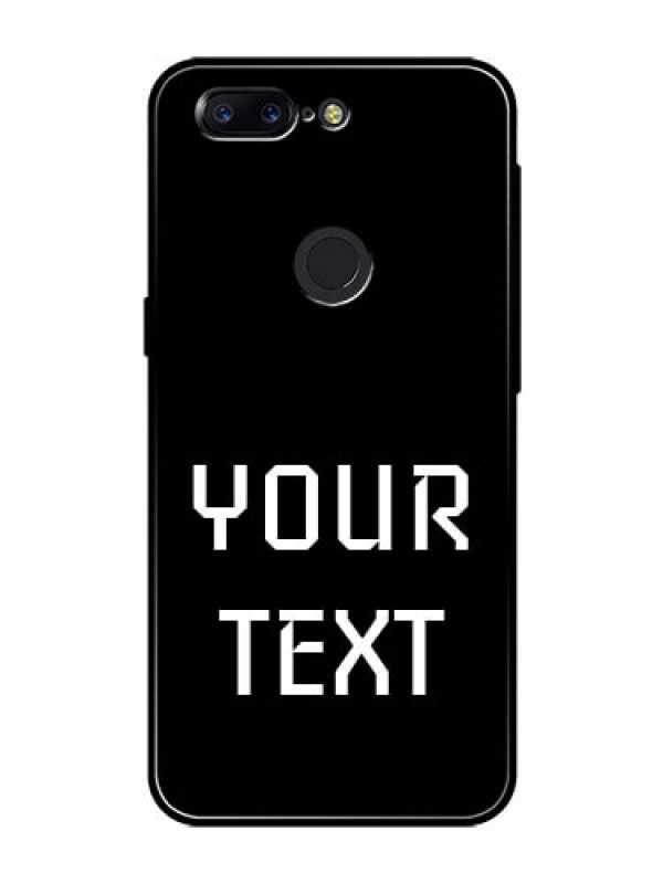 Custom Oneplus 5T Your Name on Glass Phone Case