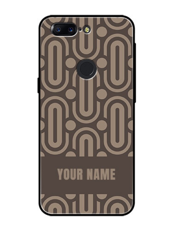 Custom OnePlus 5T Custom Glass Phone Case - Captivating Zero Pattern Design