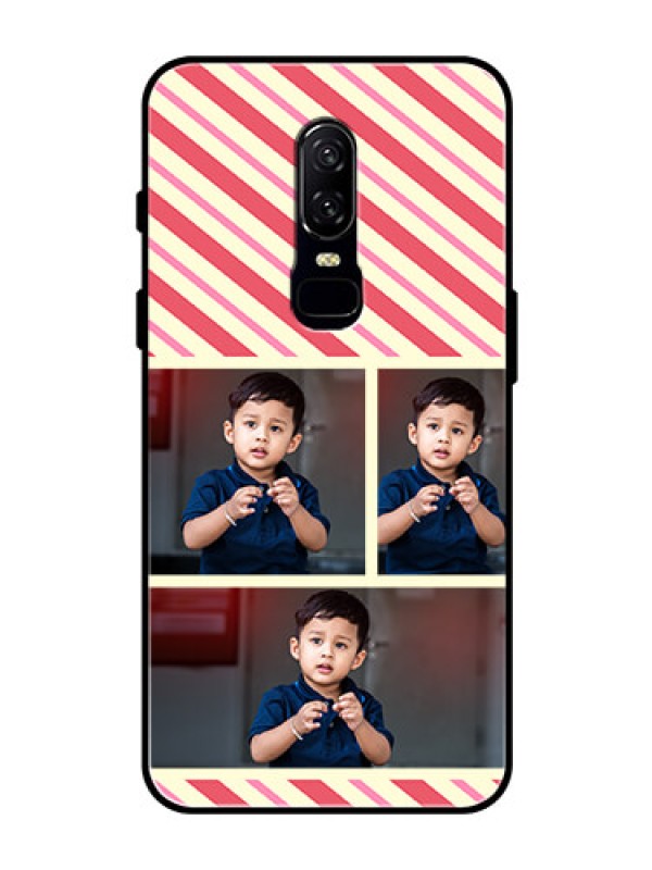 Custom OnePlus 6 Personalized Glass Phone Case  - Picture Upload Mobile Case Design