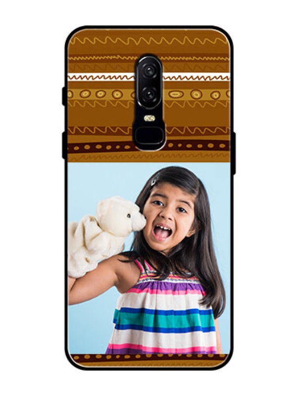 Custom OnePlus 6 Custom Glass Phone Case  - Friends Picture Upload Design 