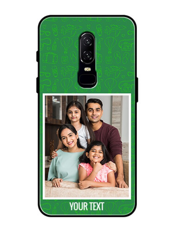 Custom OnePlus 6 Personalized Glass Phone Case  - Picture Upload Design