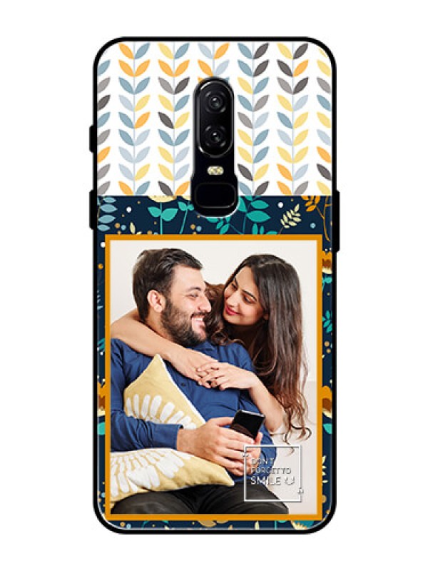 Custom OnePlus 6 Custom Glass Mobile Case  - Pattern Design