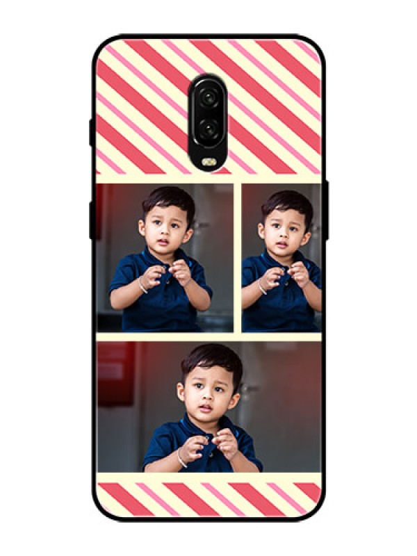 Custom OnePlus 6T Personalized Glass Phone Case  - Picture Upload Mobile Case Design