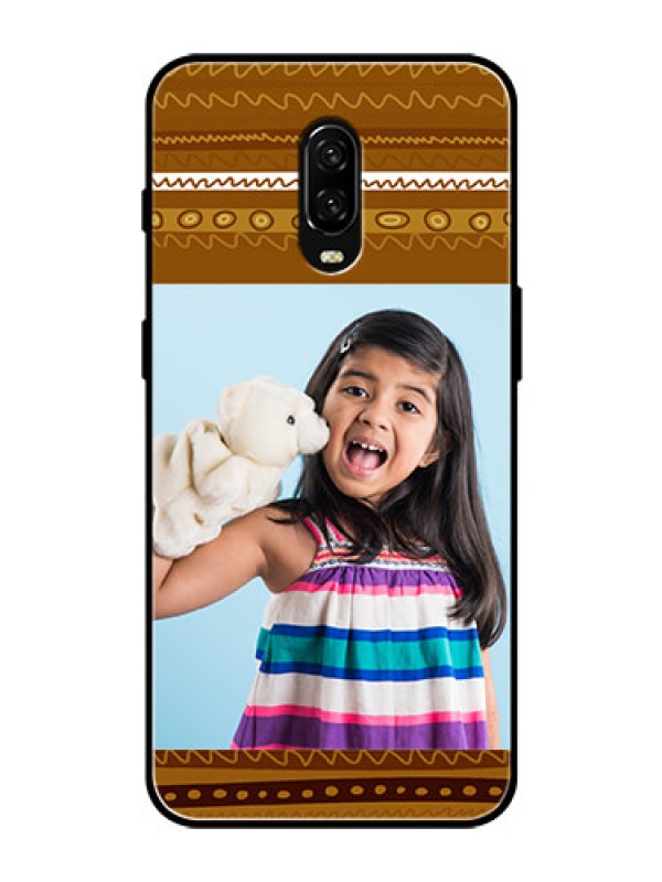 Custom OnePlus 6T Custom Glass Phone Case  - Friends Picture Upload Design 