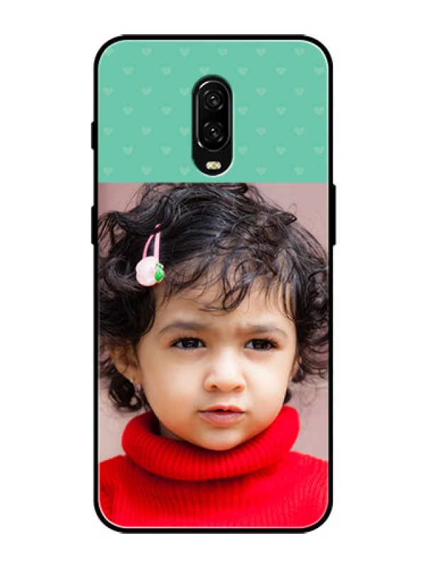 Custom OnePlus 6T Custom Glass Phone Case  - Lovers Picture Design