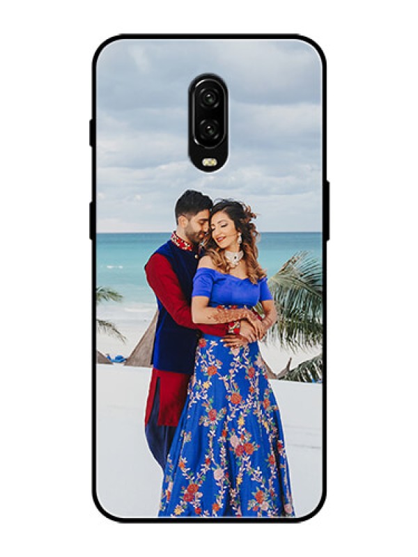 Custom OnePlus 6T Photo Printing on Glass Case  - Upload Full Picture Design