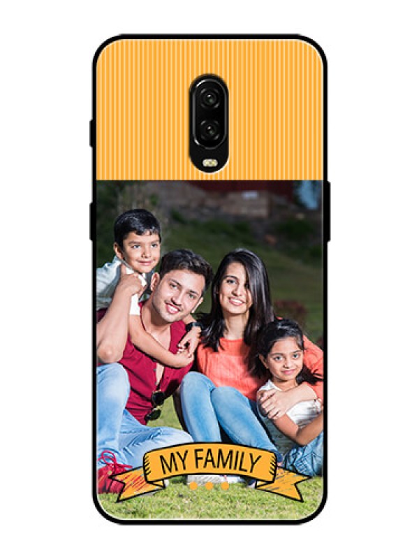 Custom OnePlus 6T Custom Glass Phone Case  - My Family Design