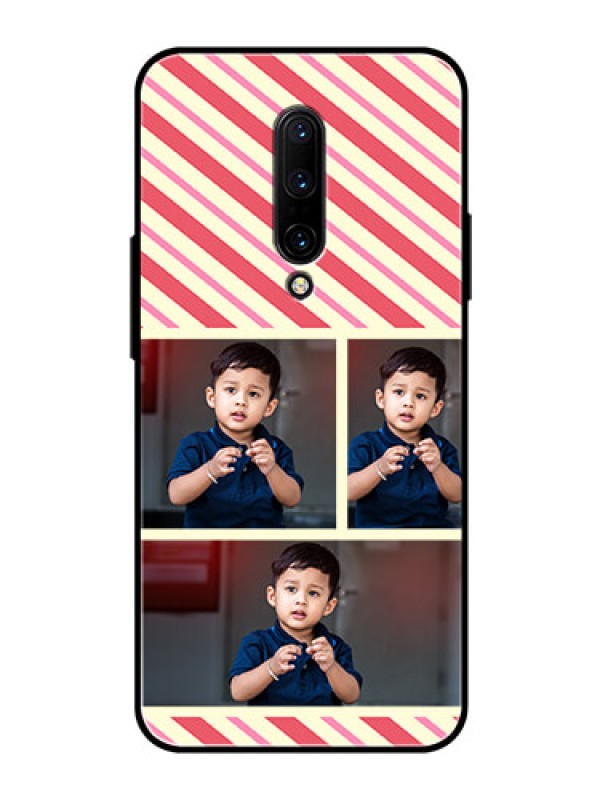 Custom OnePlus 7 Pro Personalized Glass Phone Case  - Picture Upload Mobile Case Design