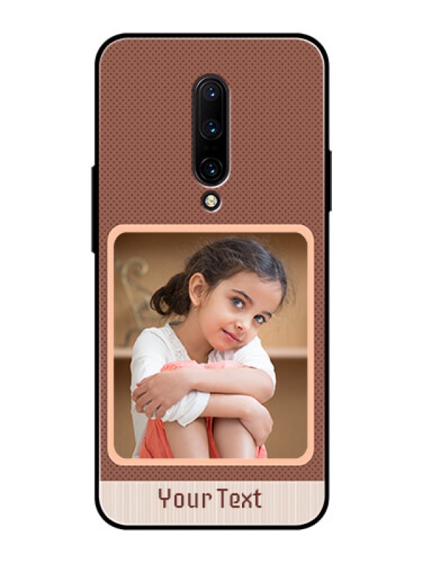 Custom OnePlus 7 Pro Custom Glass Phone Case  - Simple Pic Upload Design