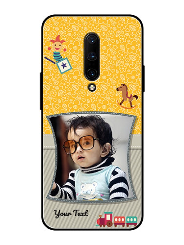 Custom OnePlus 7 Pro Personalized Glass Phone Case  - Baby Picture Upload Design