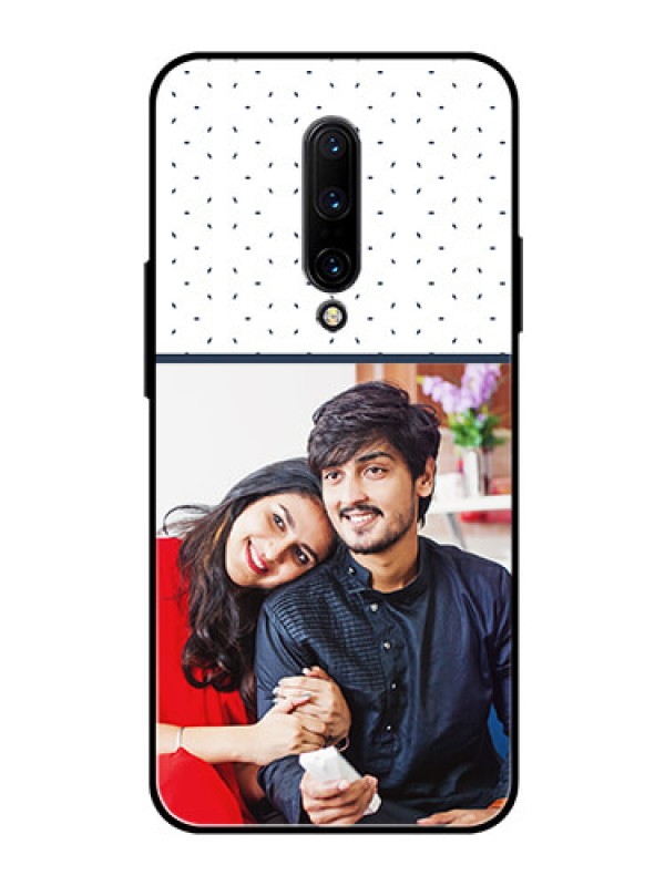 Custom OnePlus 7 Pro Personalized Glass Phone Case  - Premium Dot Design