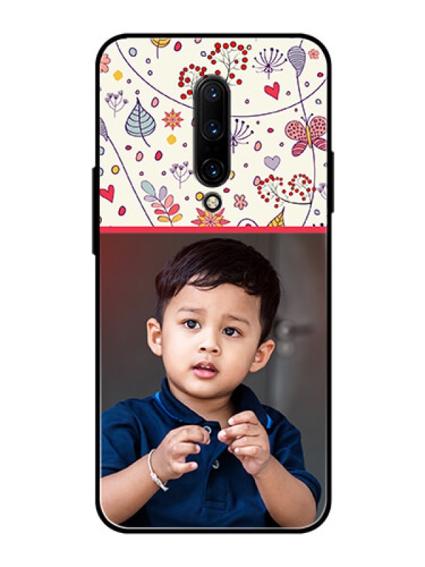 Custom OnePlus 7 Pro Custom Glass Mobile Case  - Premium Floral Design