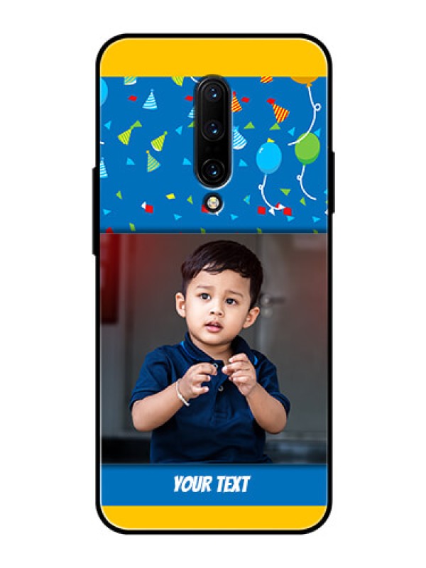 Custom OnePlus 7 Pro Custom Glass Mobile Case  - Birthday Wishes Design