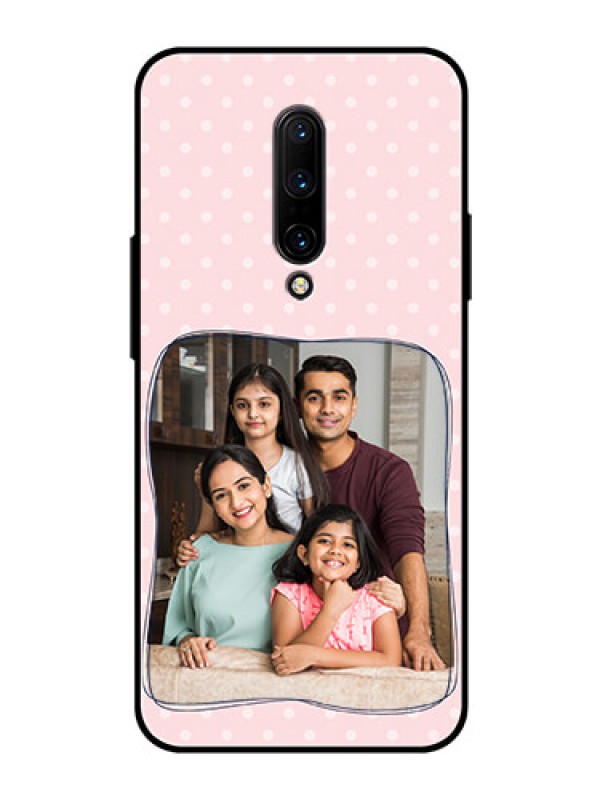 Custom OnePlus 7 Pro Custom Glass Phone Case  - Family with Dots Design