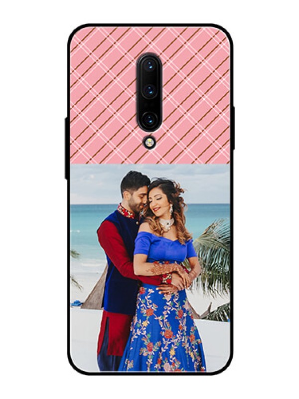 Custom OnePlus 7 Pro Personalized Glass Phone Case  - Together Forever Design