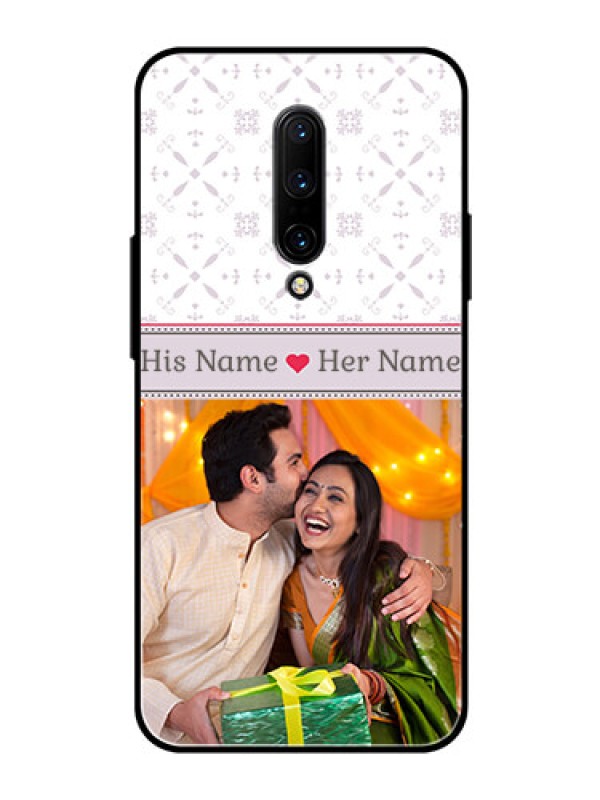Custom OnePlus 7 Pro Custom Glass Mobile Case  - with Photo and Ethnic Design